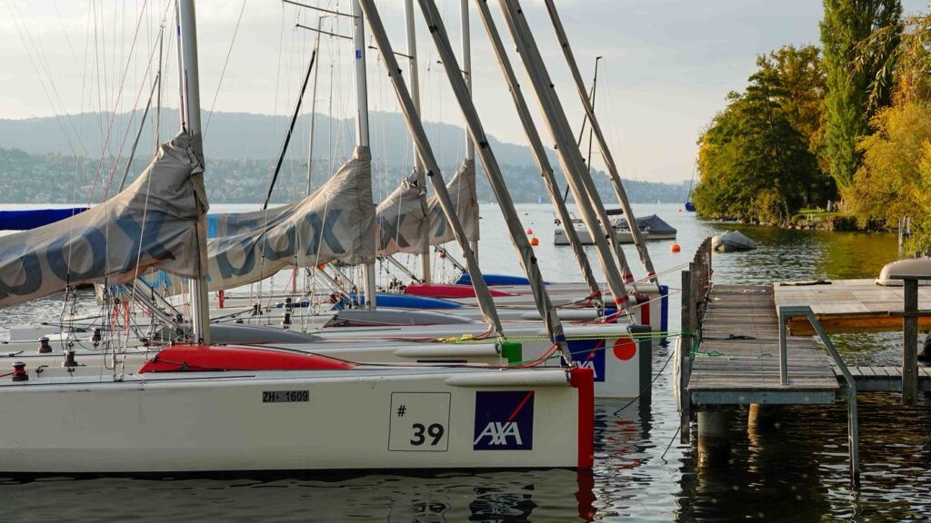 Sailbox-Flotte auf dem Zürichsee